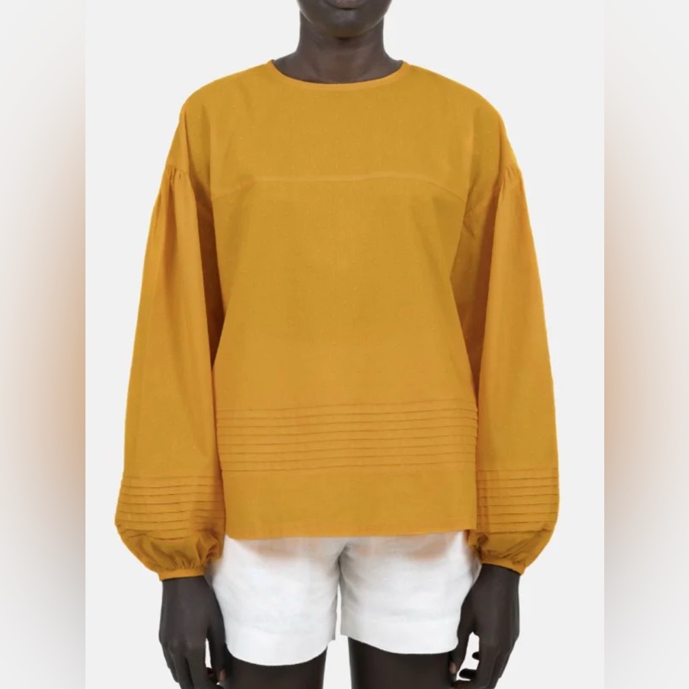 1 People Women’s Strasbourg Spring Summer Blouse, NWT yellow.